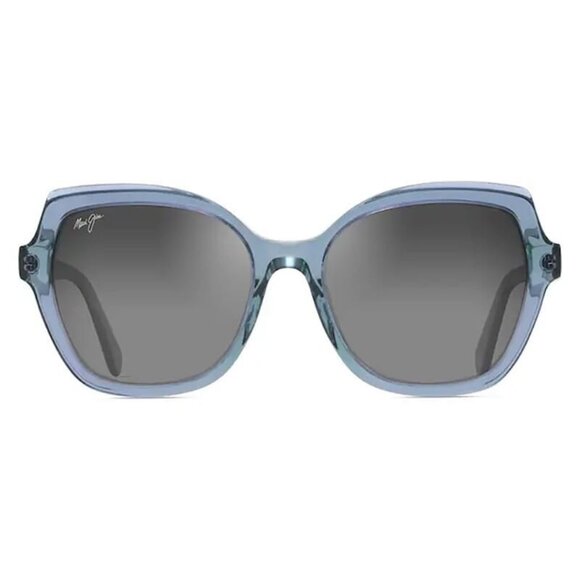 New MAUI JIM Mamane Blue Polarised Cat Eye GS883 03 Sunglasses Women - Picture 2 of 4